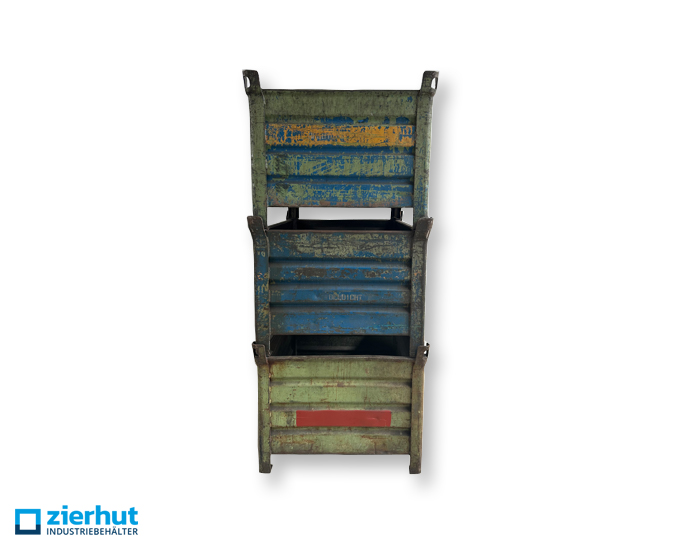 Stahlbehälter-1000x800x600 mm-lackiert-gebraucht-7