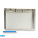 Eurobehälter-600x400x420 mm-grau-gebraucht-3