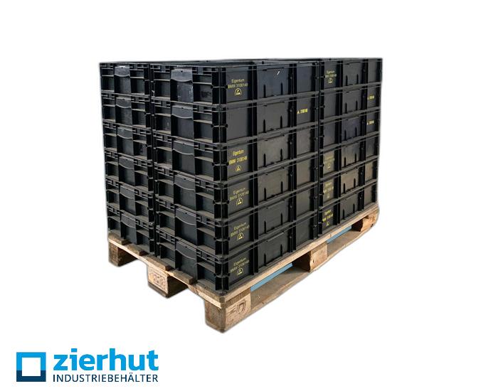 24x ESD 600x400x147,5mm L-KLT 310 6148  KLT-Behälter