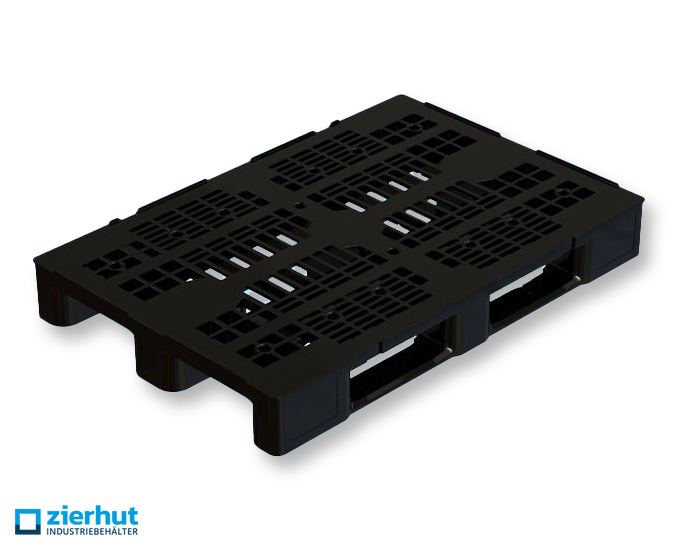 Kunststoffpalette Medium Standard Exportpalette