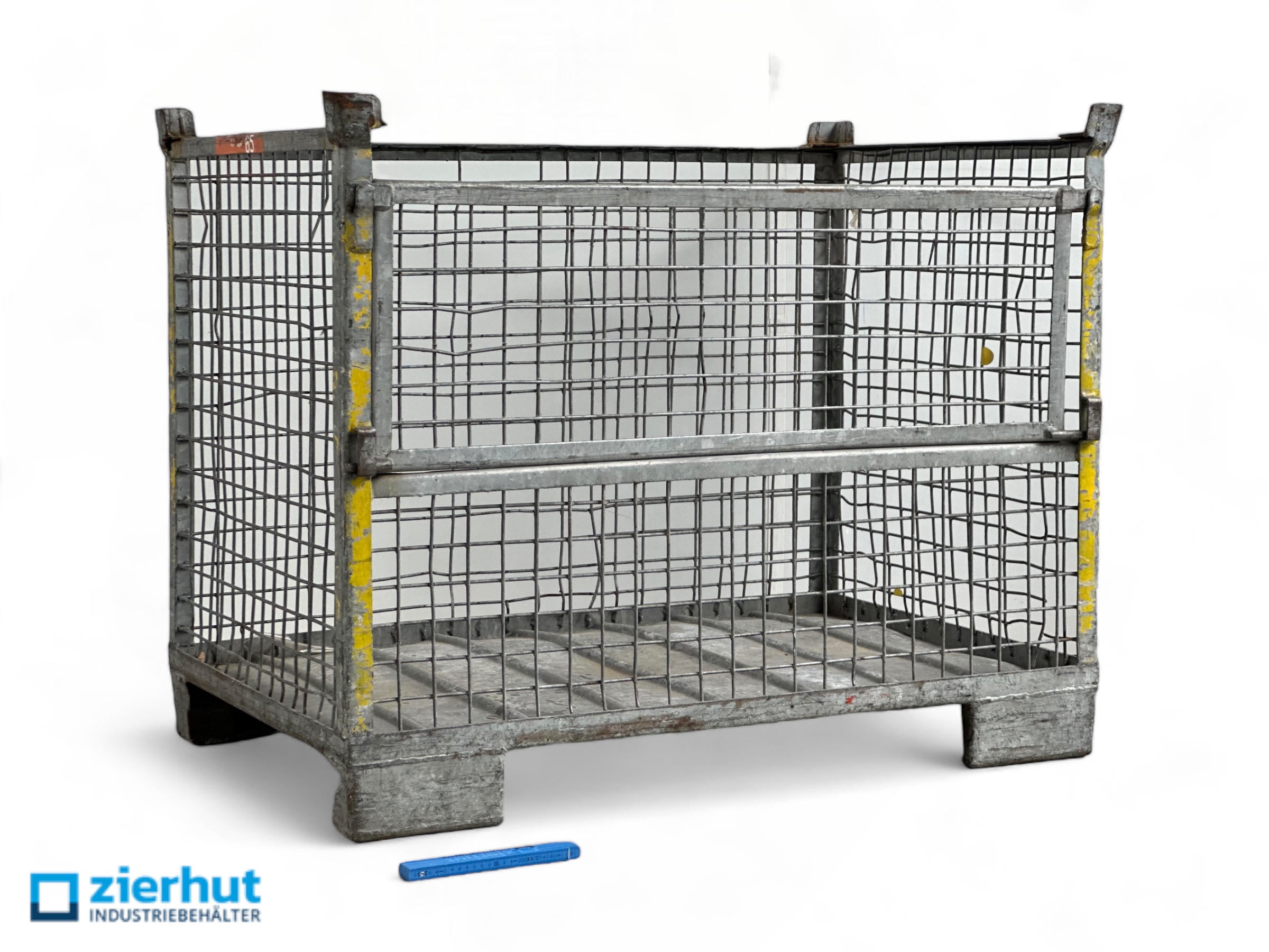 Galvanized grid box